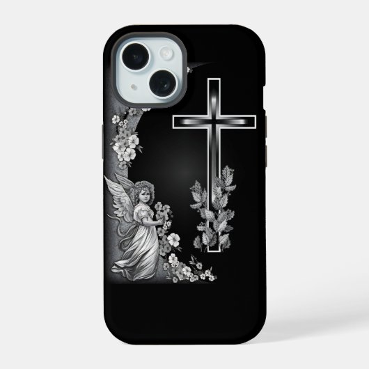 Der Fall Cross iPhone/iPad iPhone 15 Hülle (Rückseite)