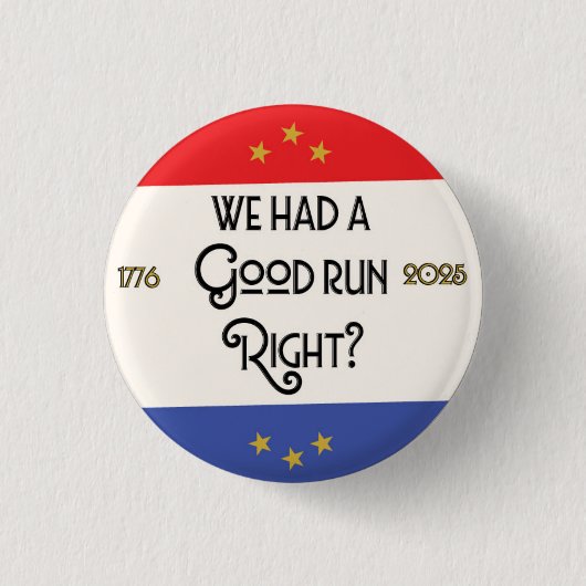 Der Fall der Demokratie Button (Vorderseite)