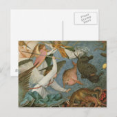 Der Fall der Engel der Rebellen, 1562 Postkarte (Vorne/Hinten)