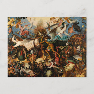 Der Fall der Engel der Rebellen durch Pieter Brueg Feiertagspostkarte