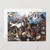 Der Fall der Engel der Rebellen durch Pieter Brueg Postkarte (Vorne/Hinten)