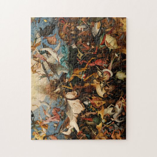 Der Fall der Engel der Rebellen durch Pieter Brueg Puzzle (Vertikal)