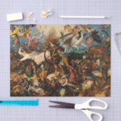 Der Fall der Engel der Rebellen durch Pieter Brueg Seidenpapier (Handwerk)