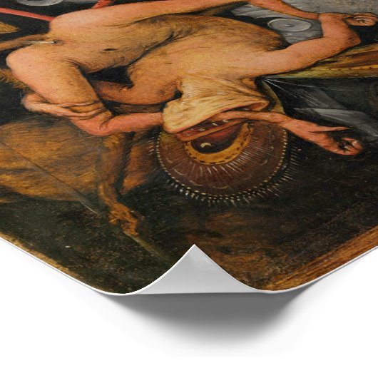 Der Fall der Engel der Rebellen - Pieter Bruegel 1 Poster (Ecke)