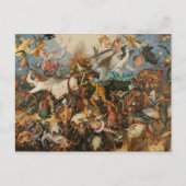 Der Fall der Engel der Rebellen - Pieter Bruegel 1 Postkarte (Vorderseite)