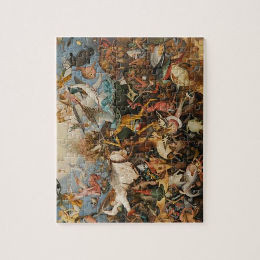 Der Fall der Engel der Rebellen - Pieter Bruegel 1 Puzzle (Vertikal)