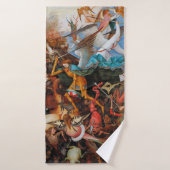 Der Fall der Engel der Rebellen, Pieter Bruegel Badehandtuch (Badehandtuch)