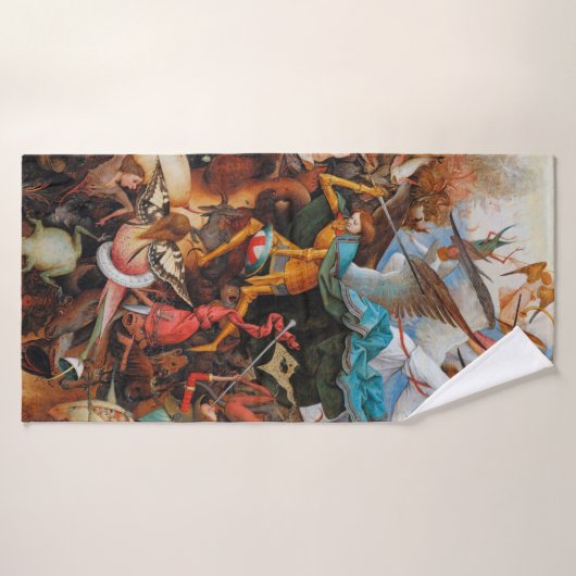 Der Fall der Engel der Rebellen, Pieter Bruegel Badehandtuch (Badehandtuch)