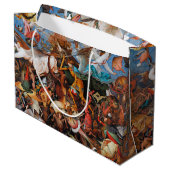 Der Fall der Engel der Rebellen, Pieter Bruegel La Große Geschenktüte (Rückseite Schrägansicht)