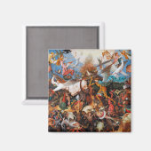 Der Fall der Engel der Rebellen, Pieter Bruegel Magnet (Vorderseite/Rückseite)