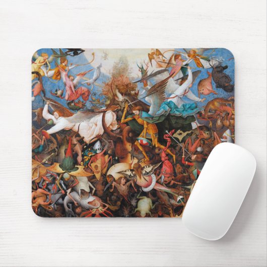Der Fall der Engel der Rebellen, Pieter Bruegel Mousepad (Mit Mouse)
