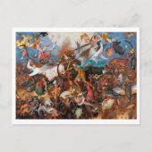 Der Fall der Engel der Rebellen, Pieter Bruegel Postkarte (Vorderseite)