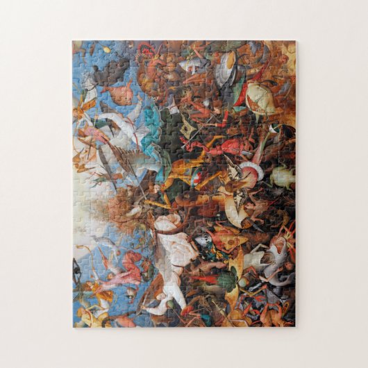 Der Fall der Engel der Rebellen, Pieter Bruegel Puzzle (Vertikal)
