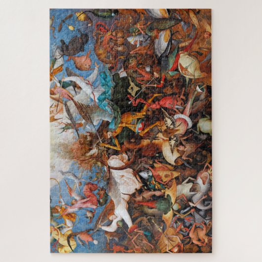Der Fall der Engel der Rebellen, Pieter Bruegel Puzzle (Vertikal)