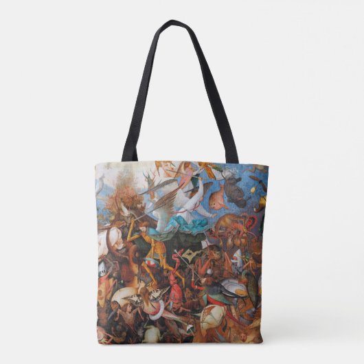 Der Fall der Engel der Rebellen, Pieter Bruegel Tasche (Rückseite)