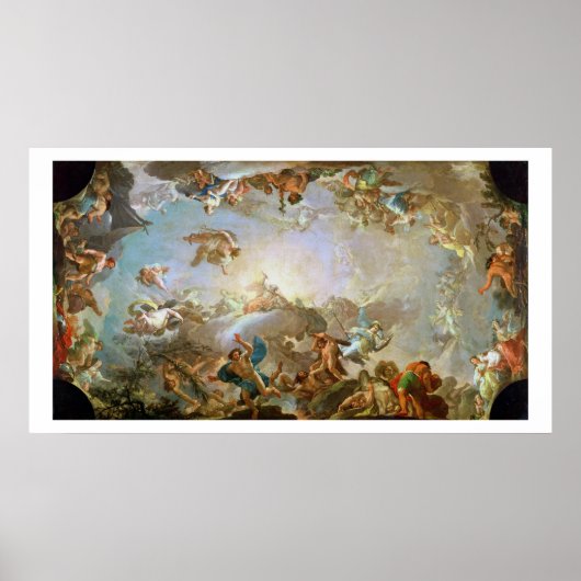 Der Fall der Giganten, die Olympus anfing, 1764 (o Poster (Vorne)