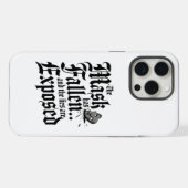 Der Fall der Menschheitsmaske iPhone Hülle (Rückseite (Horizontal))