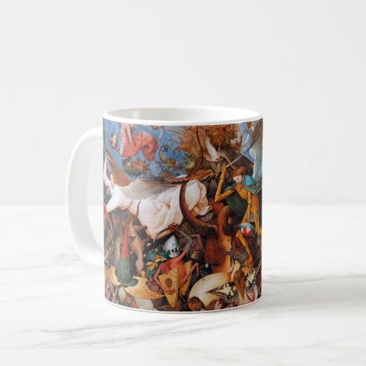 Der Fall der Rebellengel, Pieter Bruegel Kaffeetasse (Vorderseite Links)