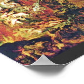 Der Fall der Verdammten durch Rubens Peter Paul Poster (Ecke)