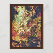 Der Fall der Verdammten durch Rubens Peter Paul Postkarte (Vorderseite)