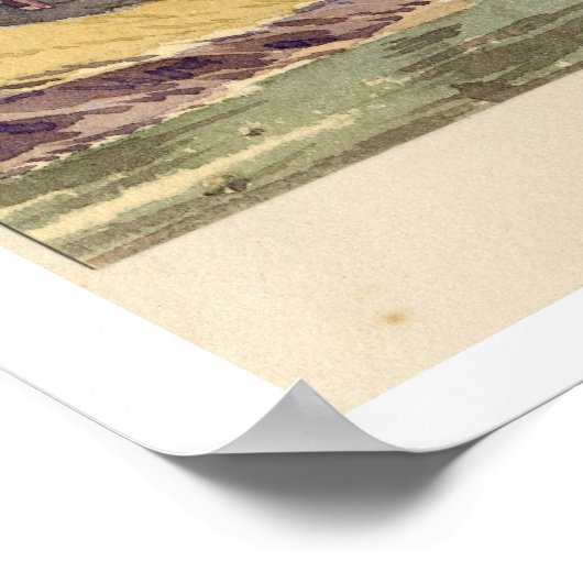 Der Fall der Yo-Semite. 600 Meter. Poster (Ecke)