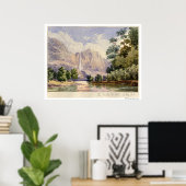 Der Fall der Yo-Semite. 600 Meter. Poster (Heimbüro)