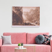 Der Fall des Clyde, graviert von Charles Turner Leinwanddruck (Insitu (Wohnzimmer))