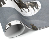 Der Fall des Cowboy 1895 Frederic Remington Geschenkpapier (Rolleneckpunkt)