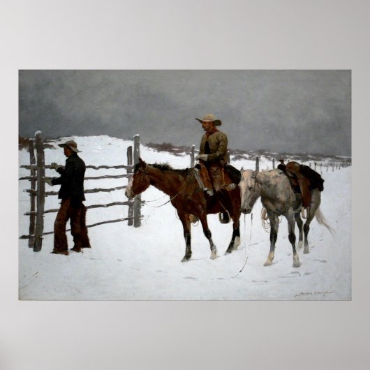 Der Fall des Cowboy Poster (Vorne)