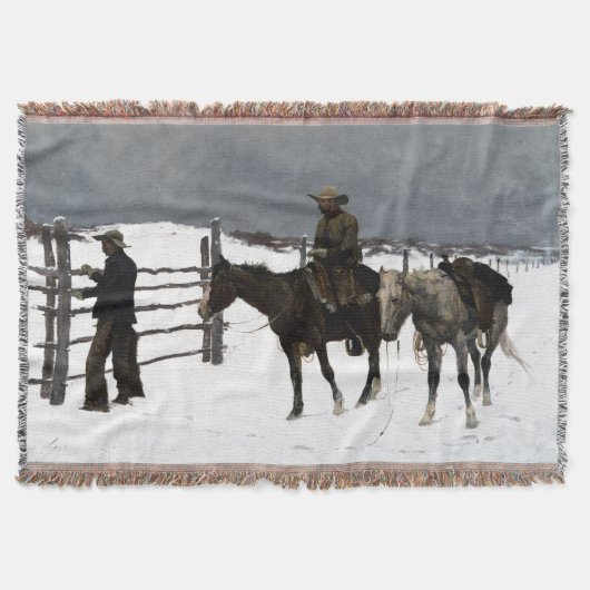 Der Fall des Cowboys Frederic Remington 1895 Decke (Vorderseite)