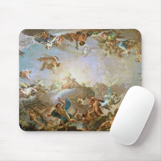 Der Fall des Giants, der Olymp, 1764 belagert (oi Mousepad (Mit Mouse)
