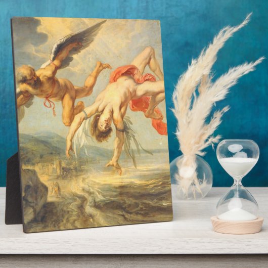 Der Fall des Ikarus durch Jakob Peter Gowy Fotoplatte (Seite)