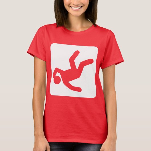 Der Fall des Mannes - Weiß T-Shirt (Vorderseite)