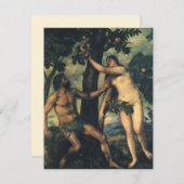 Der Fall des Menschen; Adam und Eva von Tizian (Vorne/Hinten)