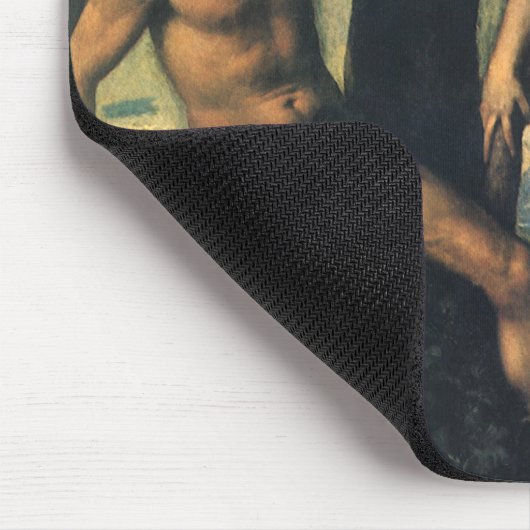 Der Fall des Menschen; Adam und Eva von Tizian Mousepad (Ecke)