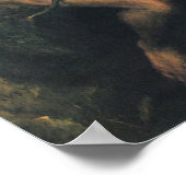 Der Fall des Menschen; Adam und Eva von Tizian Poster (Ecke)