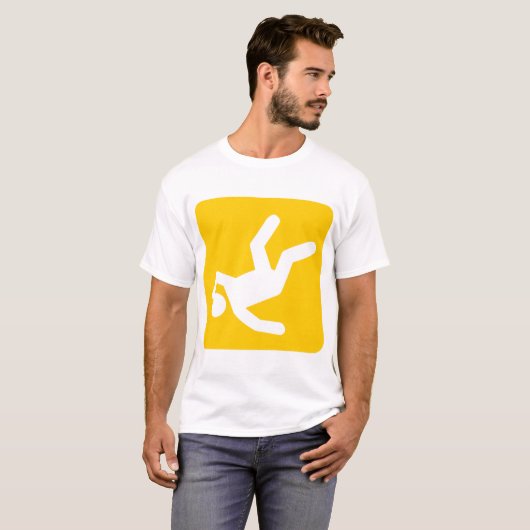 Der Fall des Menschen - Bernstein T-Shirt (Vorne ganz)