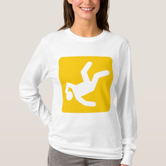 Der Fall des Menschen - Bernstein T-Shirt (Vorderseite)