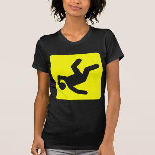 Der Fall des Menschen - gelb T-Shirt