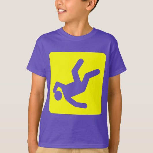 Der Fall des Menschen - gelb T-Shirt (Vorderseite)