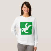 Der Fall des Menschen - grün T-Shirt (Vorne ganz)