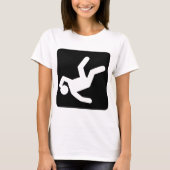 Der Fall des Menschen - schwarz T-Shirt (Vorderseite)