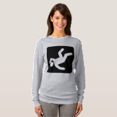 Der Fall des Menschen - schwarz T-Shirt (Vorne ganz)