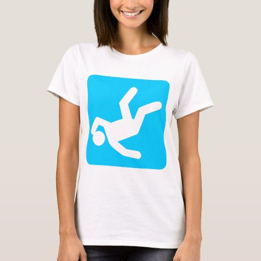 Der Fall des Menschen - Sky Blue T-Shirt (Vorderseite)