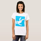 Der Fall des Menschen - Sky Blue T-Shirt (Vorne ganz)