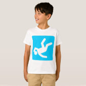 Der Fall des Menschen - Sky Blue T-Shirt (Vorne ganz)