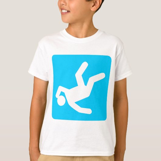 Der Fall des Menschen - Sky Blue T-Shirt (Vorderseite)