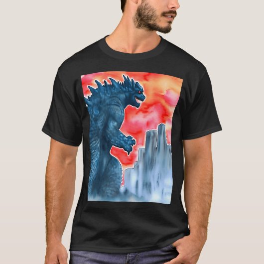 Der Fall des menschlichen Angriffs der Monster T-Shirt (Vorderseite)