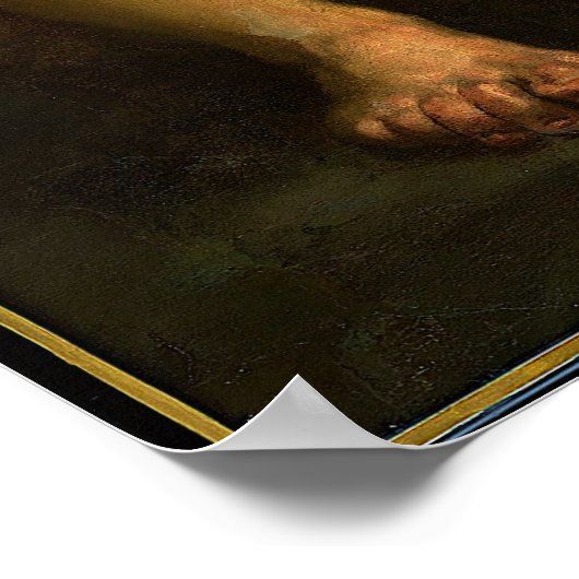 Der Fall des Titans Cornelis van Haarlem Poster (Ecke)