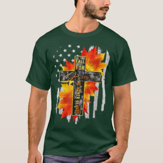 Der Fall für Jesus, der nie Verlasse Jesus Herbst  T-Shirt